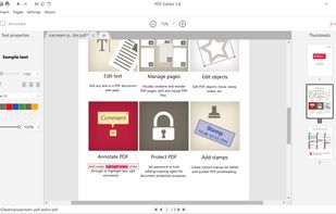 Edit text in your PDF