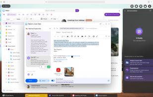 IceWarp app e-mail tab
