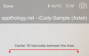iCody WiFi Barcode Scanner screenshot 1