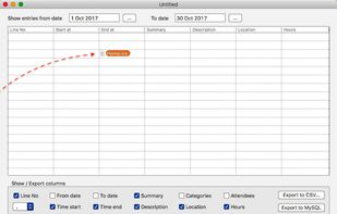 ICSviewer screenshot 3