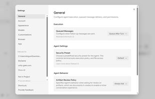 Native Desktop Settings - Seamlessly manage your local projects, AI conversation history, and custom system shortcuts.