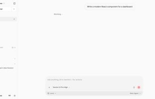 Autonomous Execution - Watch the AI agent plan tasks, run terminal commands, and write code directly into your local files.