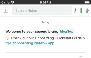 Ideaflow screenshot 1