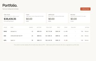 Portfolio Page