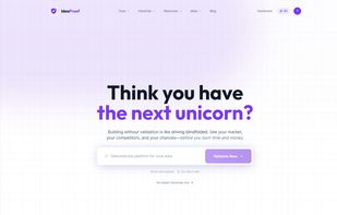 IdeaProof's AI business idea validator analyzes your startup concept using real-time market intelligence from 50+ authoritative sources.