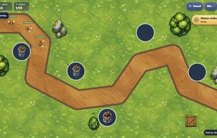 A tower defense game