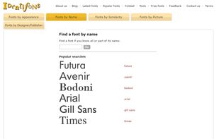 Identifont screenshot 1
