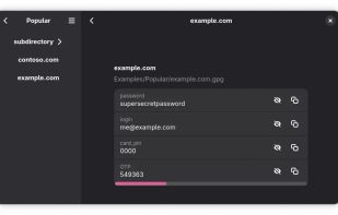 Identities screenshot 1