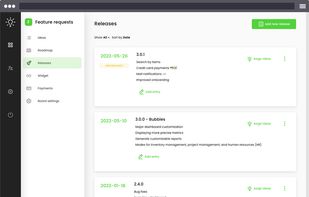 Releases / Changelog