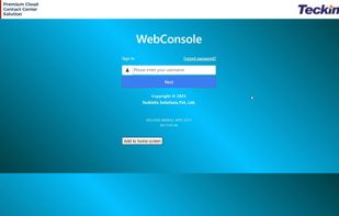 Login Screen