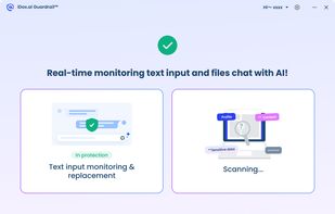 Guardrail has scanned multiple drives and identified 1,321 files containing sensitive data, with 1,000 already sanitized.