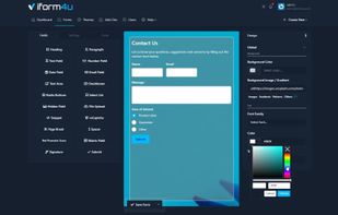 WYSYWIG editor dark mode