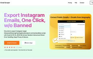 IG Email Scraper screenshot 1
