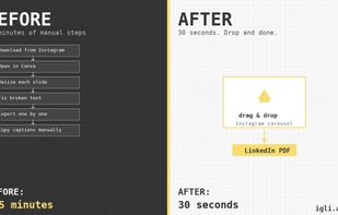 before/after igili