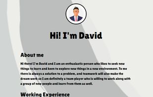 Make your own CV to share to others instantly!