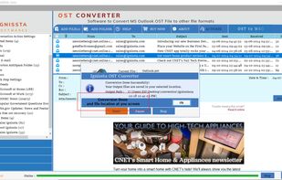 Fourth Steps: Popup Message will come once conversion completed with save location