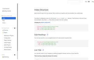 Ignite (documentation generator) screenshot 1