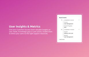 User insights and metrics