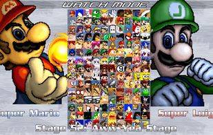 Character selection screen