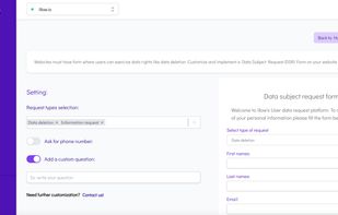 DSAR forms that automate data requests