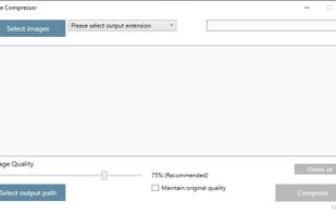 Image Compressor screenshot 1