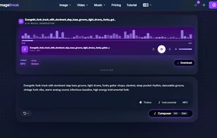 AI Music Generation

Compose original instrumental or lyrical music tracks from text prompts — listen directly with our built-in player.