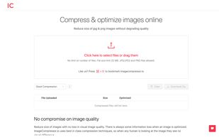 Imagecompressor.io screenshot 1