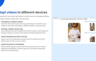 Video optimizations, transformations, and streaming