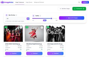 Image Compressor - Image Grid View
