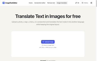 translate text in image