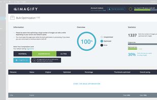 Optimize images within WordPress sites.