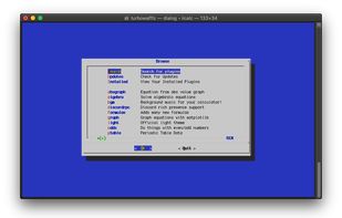 The plugin store on MacOS