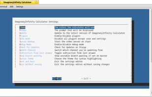 The settings editor on Haiku