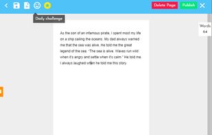 Writing a story