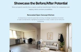 Showcase the Before/After Potential