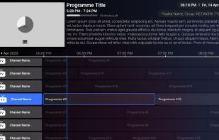 iMPlayer IPTV Player screenshot 1