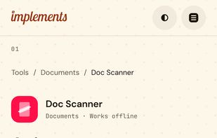 implements Doc Scanner screenshot 1