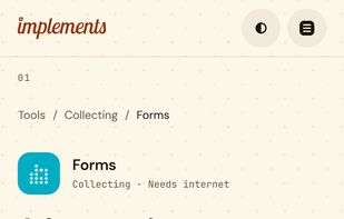 implements Forms screenshot 1