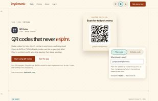 implements QR Codes screenshot 1