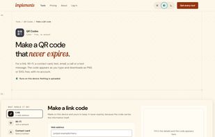 implements QR Codes screenshot 1