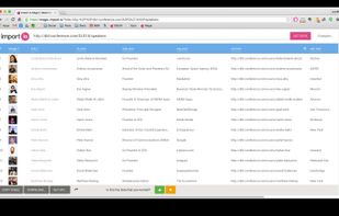 import.io screenshot 1