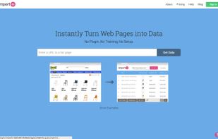 import.io screenshot 2