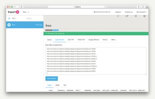 import.io screenshot 1