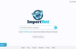 ImportYeti's homepage