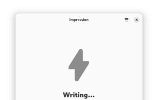 Impression (GTK) screenshot 2