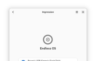 Impression (GTK) screenshot 1