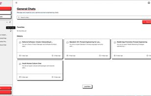 Group of chat instances