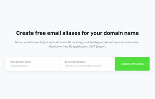 ImprovMX.com screenshot 1