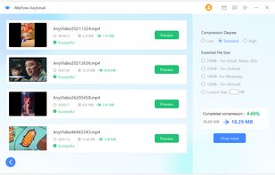 video compression is done