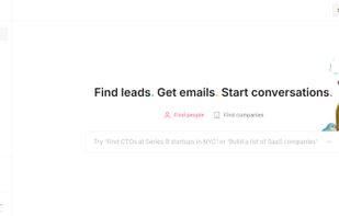 Search for leads using simple AI-powered prompts.